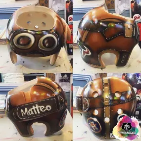 Airbrush Aviation Baby Cranial Helmet