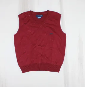 ANDY & EVAN MAROON VEST 6Y VGUC