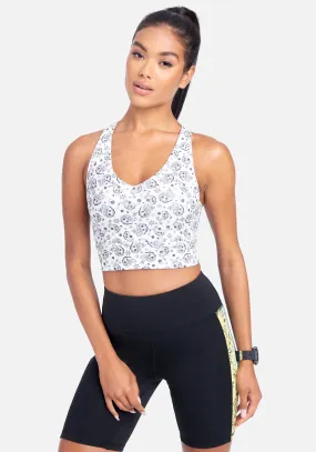 Bebe Bandana Print Sport Bra