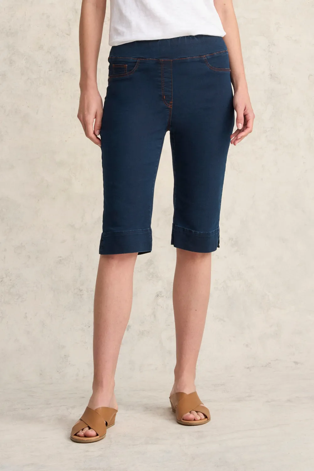 Bengajean Good Earth Cotton Short - Denim Blue