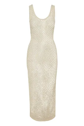 Hamptons Dress - Ivory Crochet