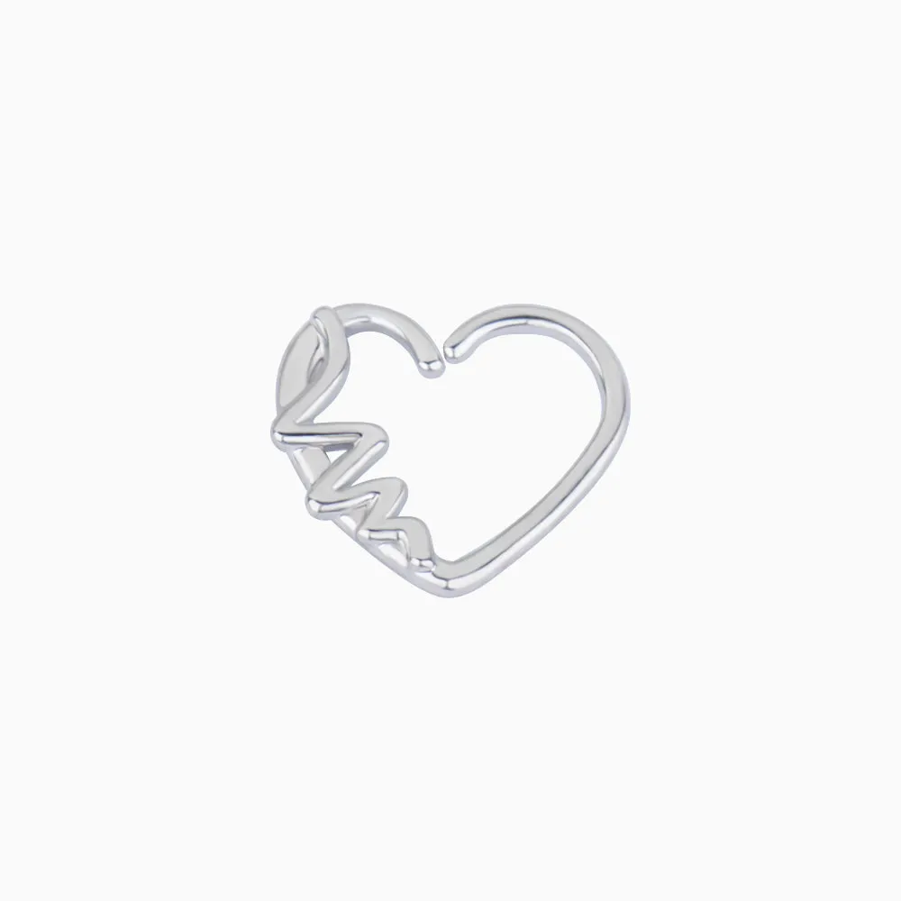 Heartbeat Daith Ring