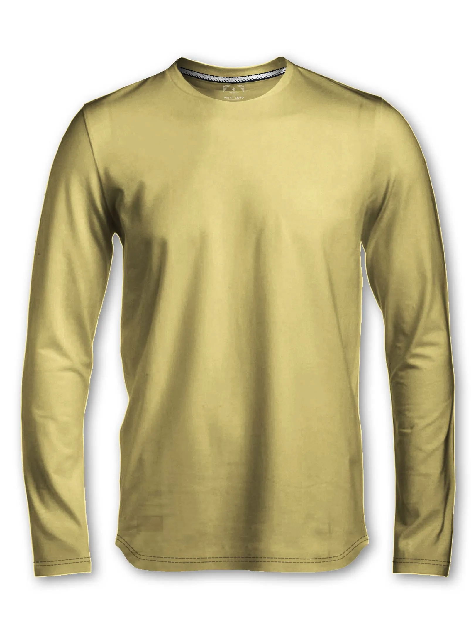 KEL | Long sleeve basic cotton crewneck T-shirt || KEL | T-shirt basique à manches longues et col rond en coton