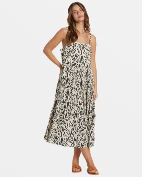 La Cala Tiered Maxi Dress - Black Sands