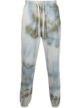 LA TIE-DYE PRINT TRACK TROUSERS