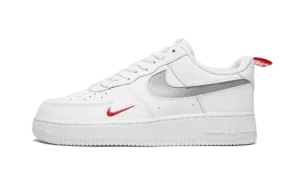 Nike Air Force 1 Low White Red Mini Swoosh