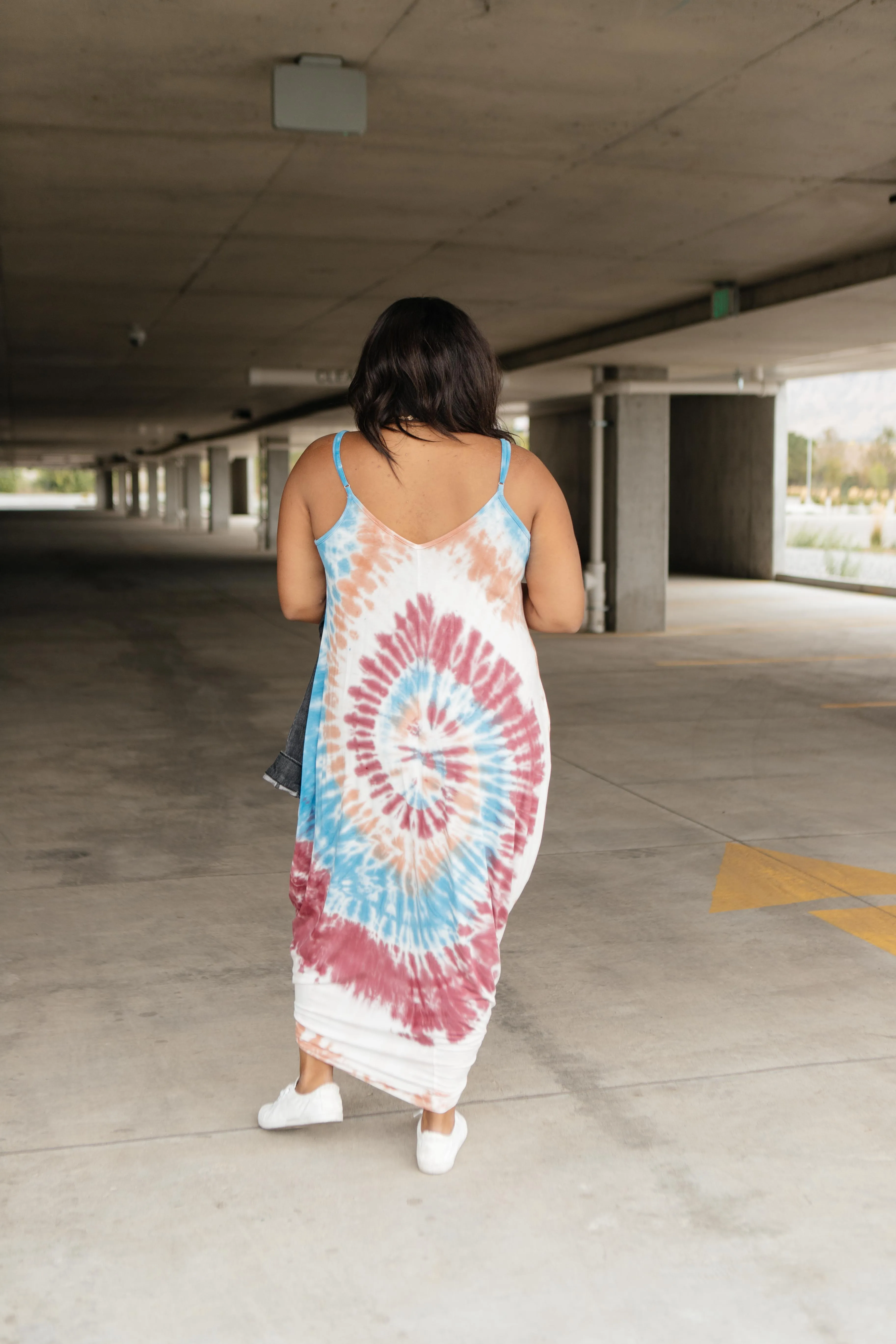 The Big Swirl Maxi Dress - On Hand