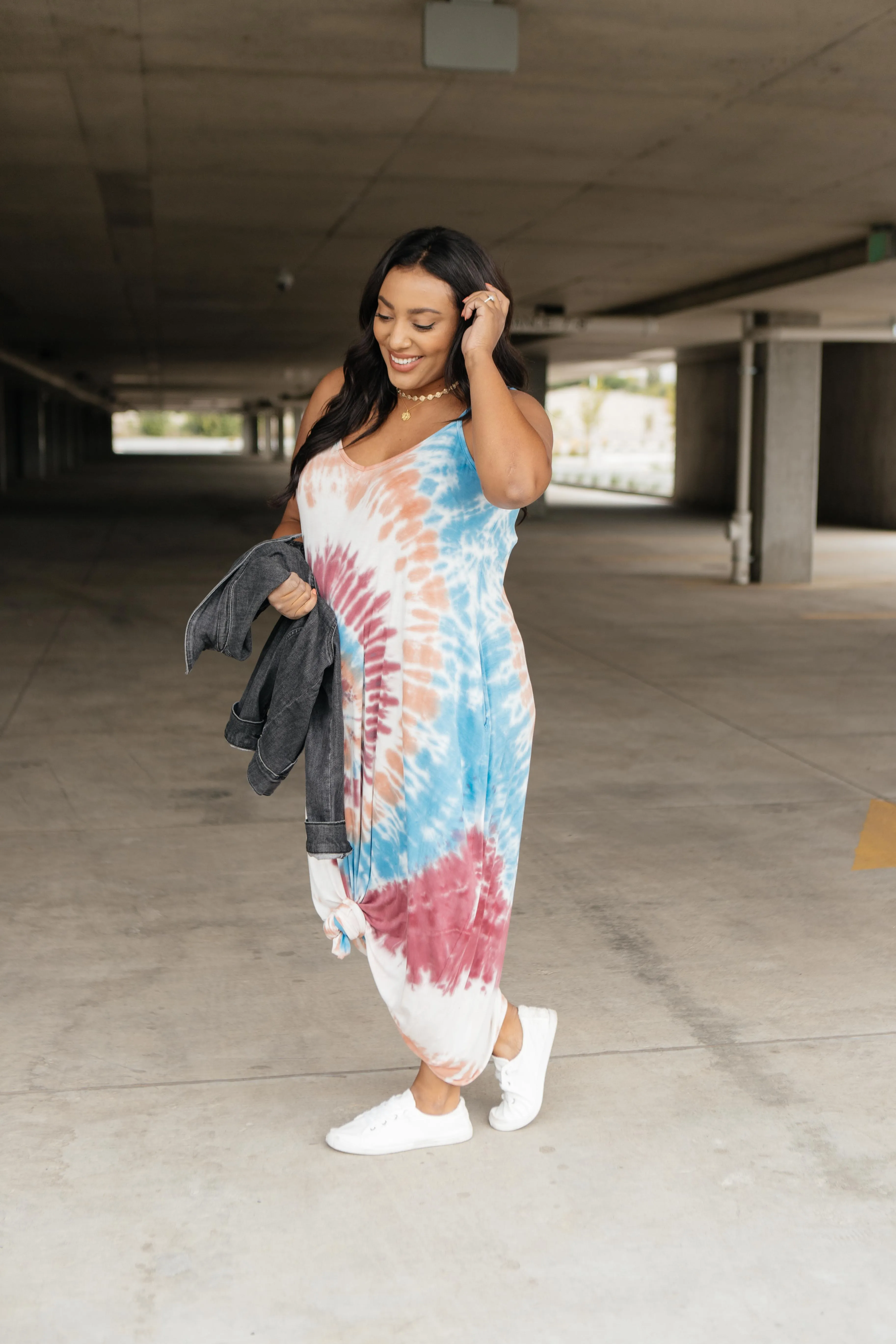 The Big Swirl Maxi Dress - On Hand